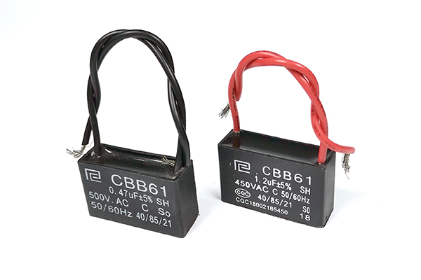 Metallisierter Polypropylen-Folienkondensator CBB61 – für einphasigen Motorstart, -betrieb und Drehzahlregelung